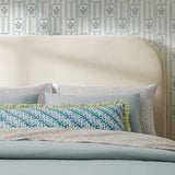 Keynote Ecru King Size Upholstered Fabric Headboard