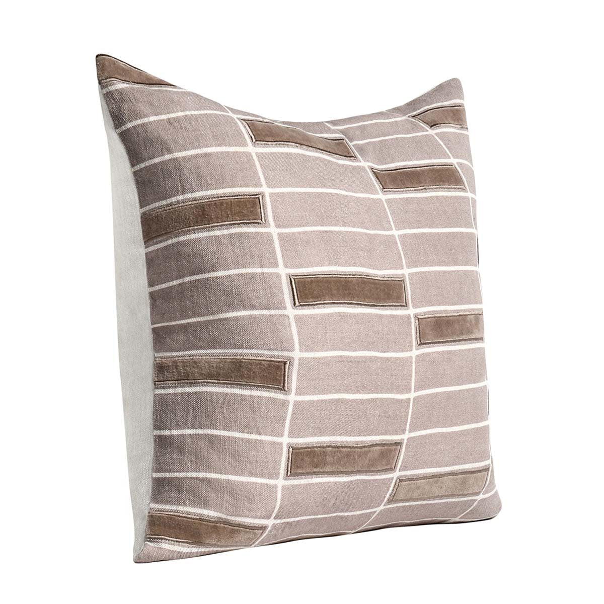 MP Breccia Taupe 22x22 Throw Pillow (Set of 2) - Ornate Home