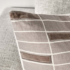 MP Breccia Taupe 22x22 Throw Pillow (Set of 2) - Ornate Home