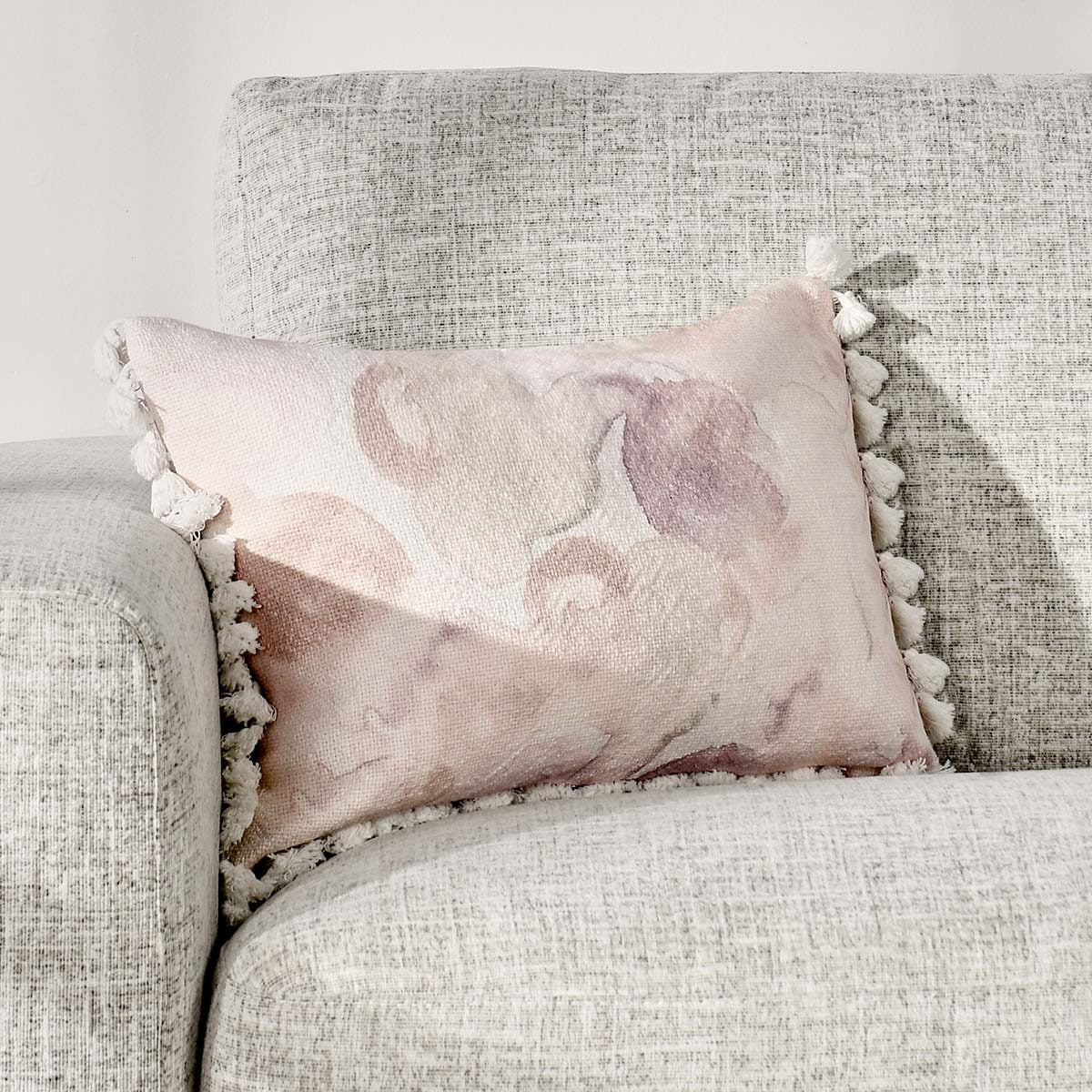 MP Lily Peach/Crystal Pink Multiple Sizes Throw Pillow (Set of 2) - Ornate Home