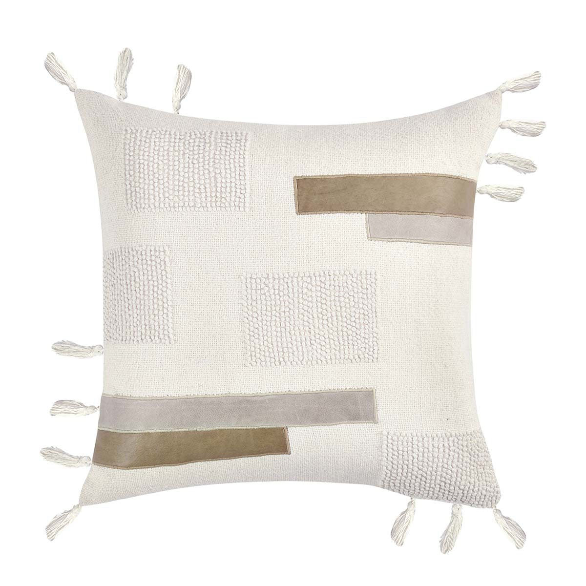 MP Packer Ivory 22x22 Throw Pillow (Set of 2) - Ornate Home