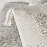 MP Packer Ivory 22x22 Throw Pillow (Set of 2) - Ornate Home
