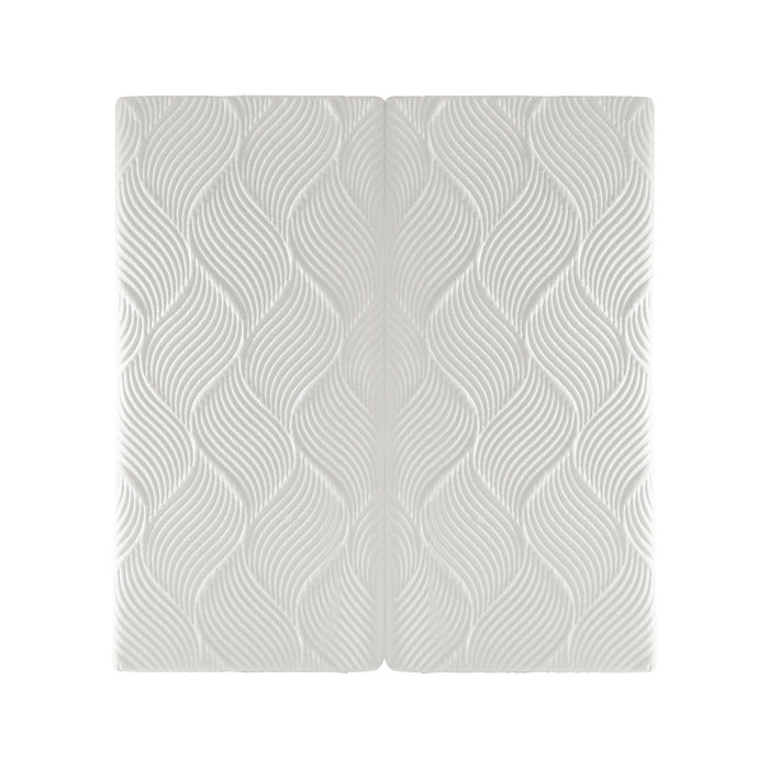 Altair White 10" Split Eastern King Gel-Infused Memory Foam Mattress