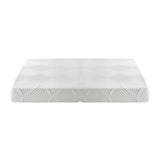 Altair White 10" Split Eastern King Gel-Infused Memory Foam Mattress
