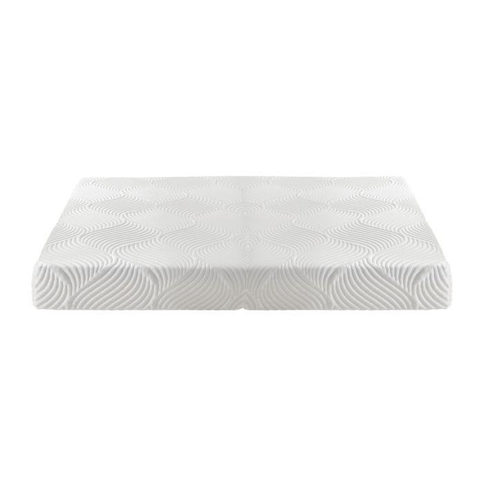 Altair White 10" Split Eastern King Gel-Infused Memory Foam Mattress