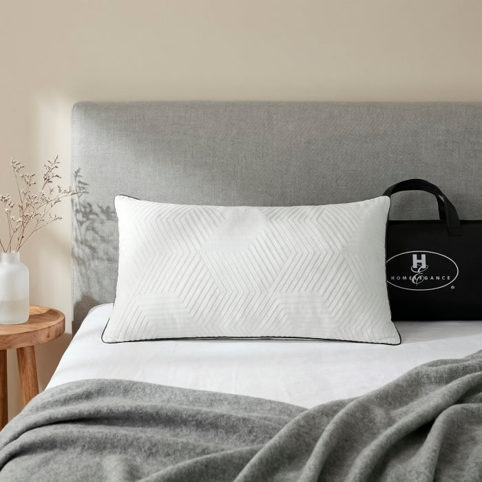 Aquila White King Size Shredded Memory Foam Pillow
