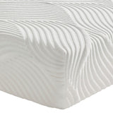 Altair White 10" Split Eastern King Gel-Infused Memory Foam Mattress