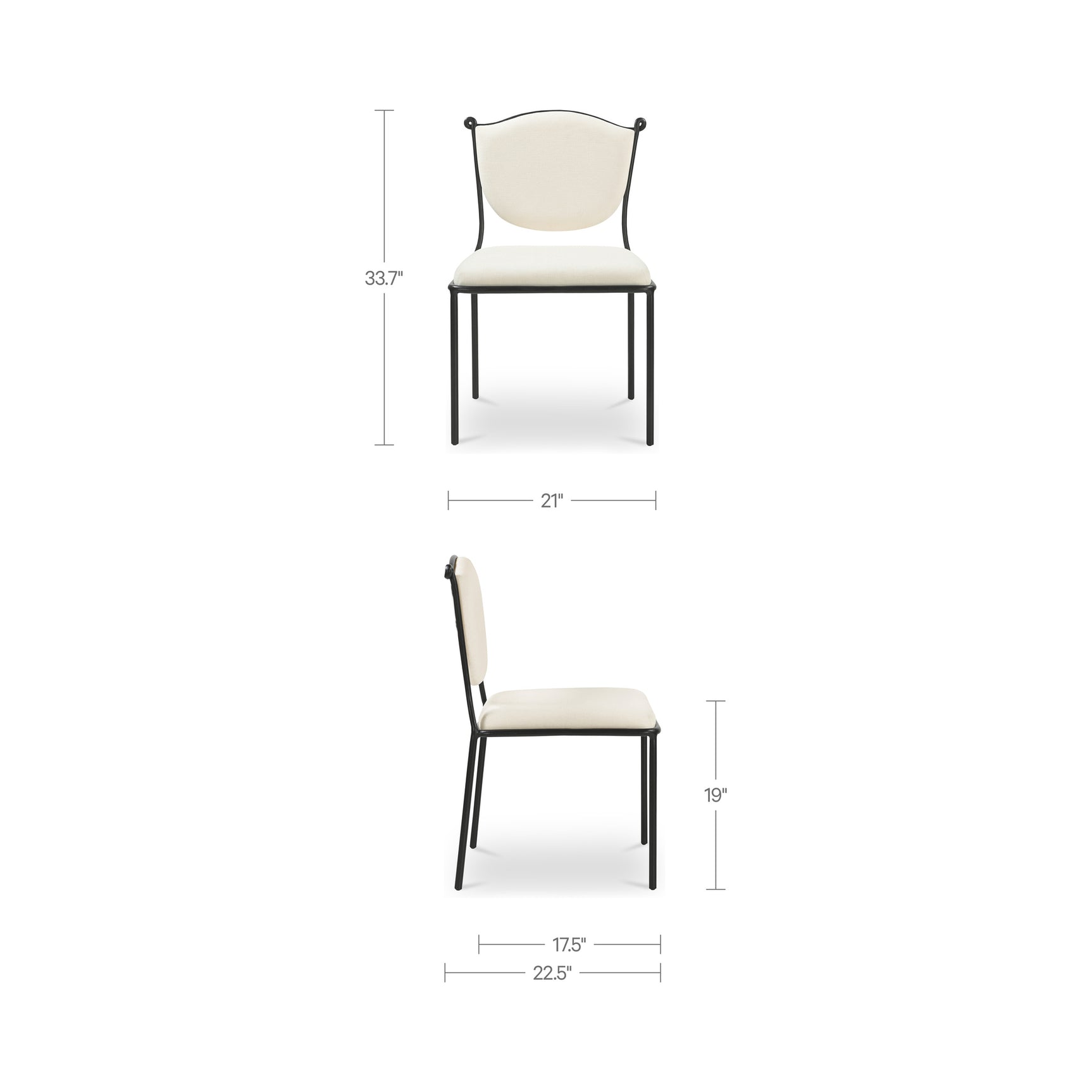 Ferris Cream Dining Chair