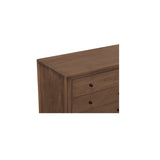 Mabel Dark Brown 6 Drawer Dresser - Ornate Home