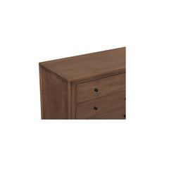 Mabel Dark Brown 6 Drawer Dresser - Ornate Home