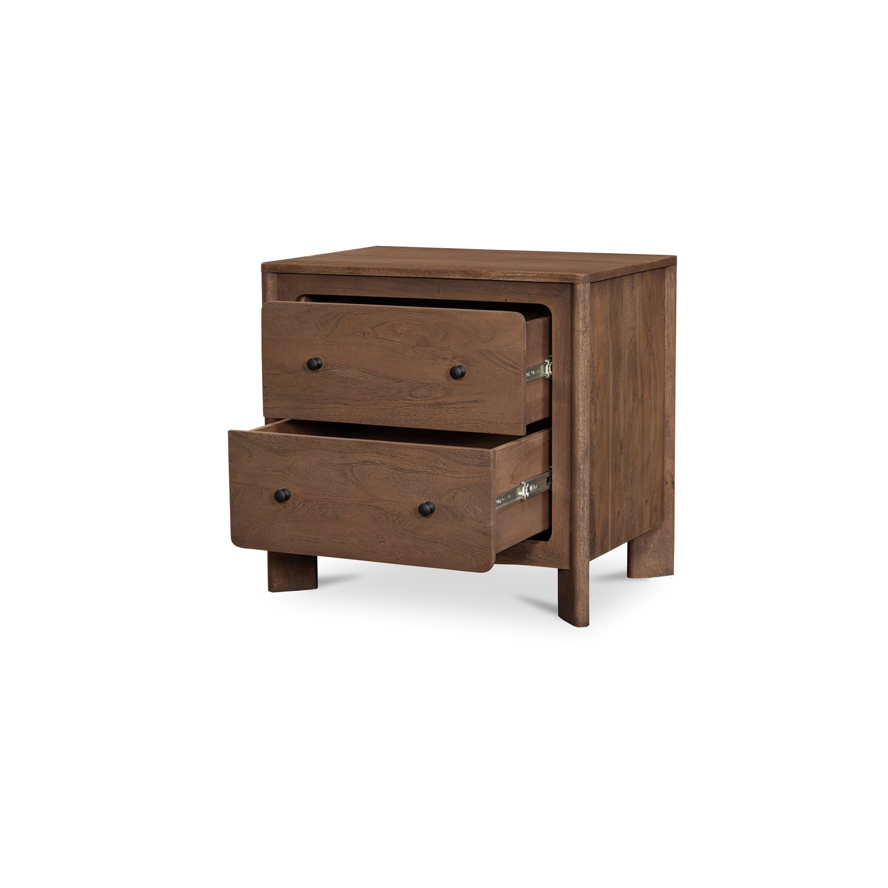 Mabel Dark Brown Nightstand - Ornate Home