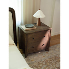 Mabel Dark Brown Nightstand - Ornate Home