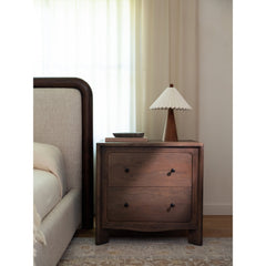 Mabel Dark Brown Nightstand - Ornate Home