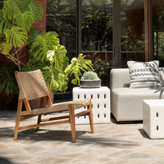 Mable Natural Outdoor Occasional Chair - Ornate Home