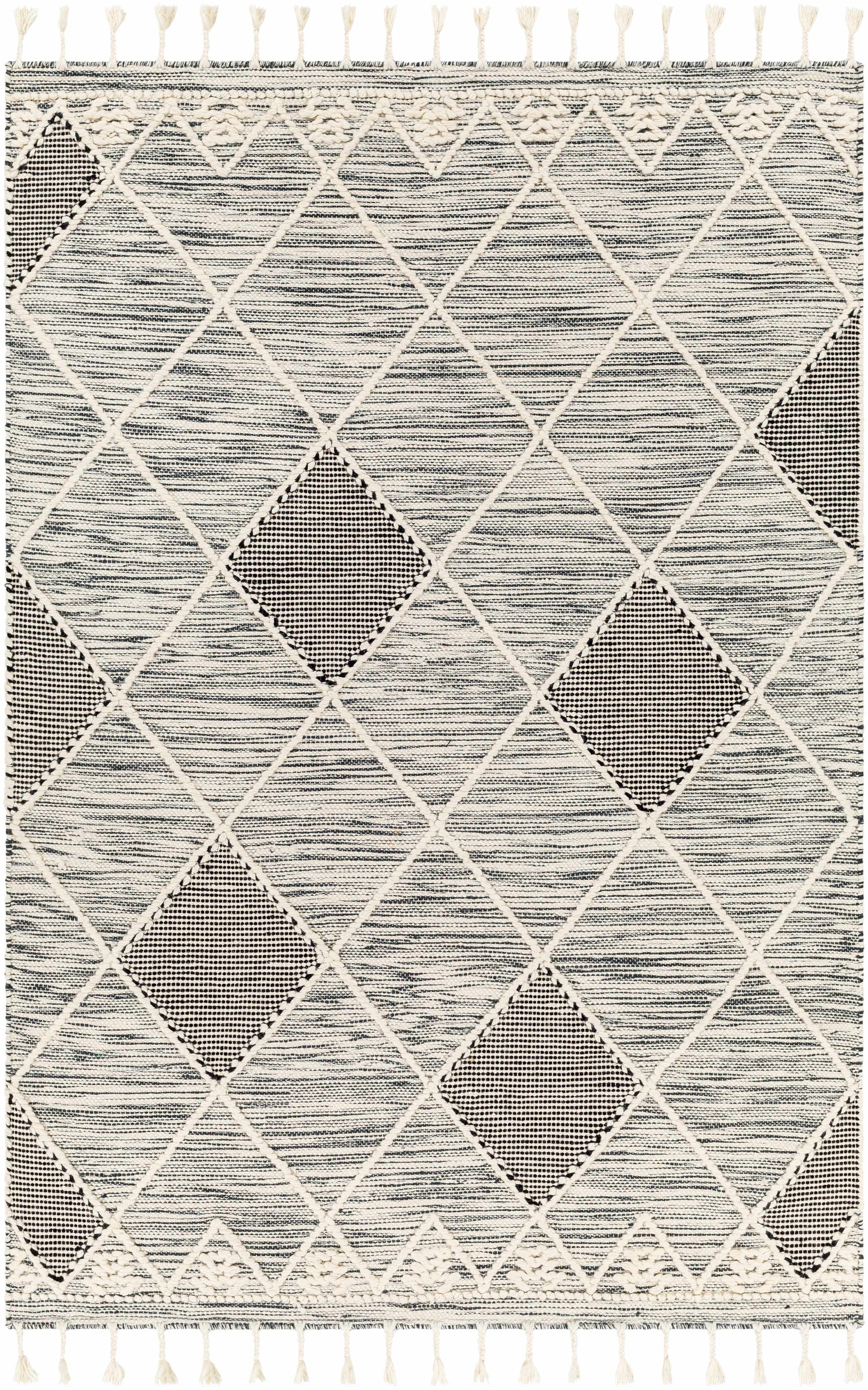 Mabua Tasseled Jute&Wool Rug - Clearance - Ornate Home