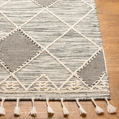 Mabua Tasseled Jute&Wool Rug - Clearance - Ornate Home