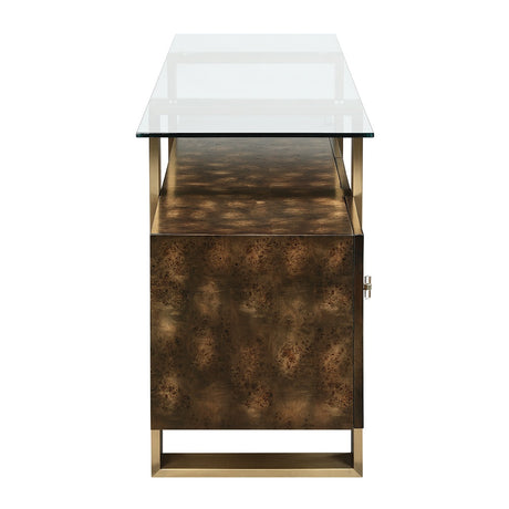 Mabyn Brown Console Cabinet - Ornate Home