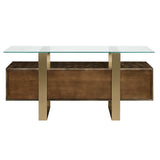 Mabyn Brown Console Cabinet - Ornate Home