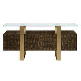 Mabyn Brown Console Cabinet - Ornate Home