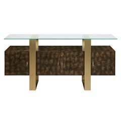 Mabyn Brown Console Cabinet - Ornate Home