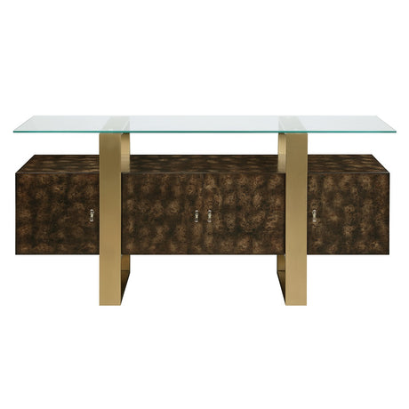 Mabyn Brown Console Cabinet - Ornate Home