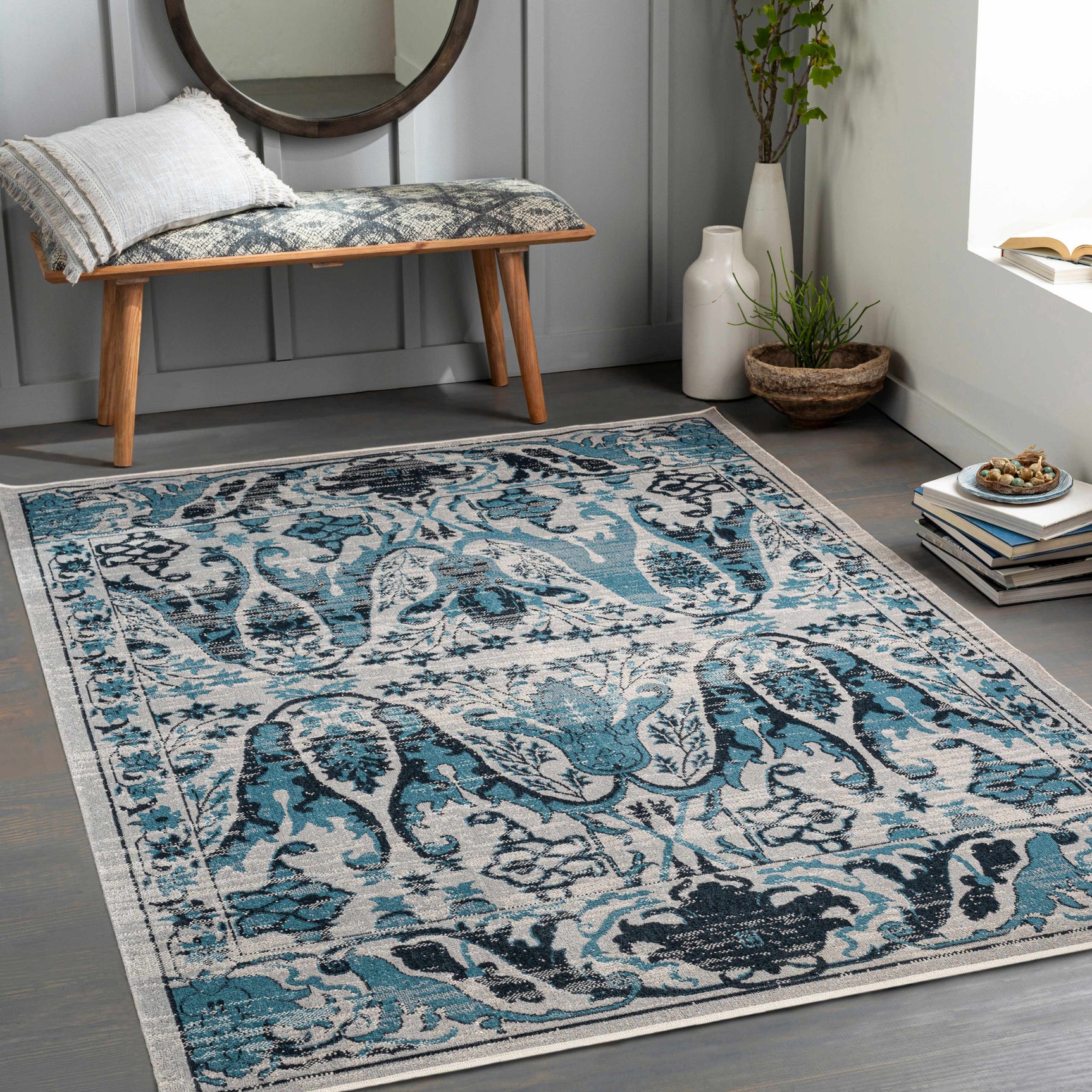 Macalaya Washable Area Rug - Clearance - Ornate Home