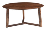 Macaria Walnut Coffee Table - Ornate Home