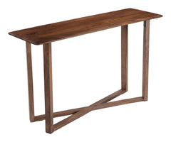 Macaria Walnut Console Table - Ornate Home