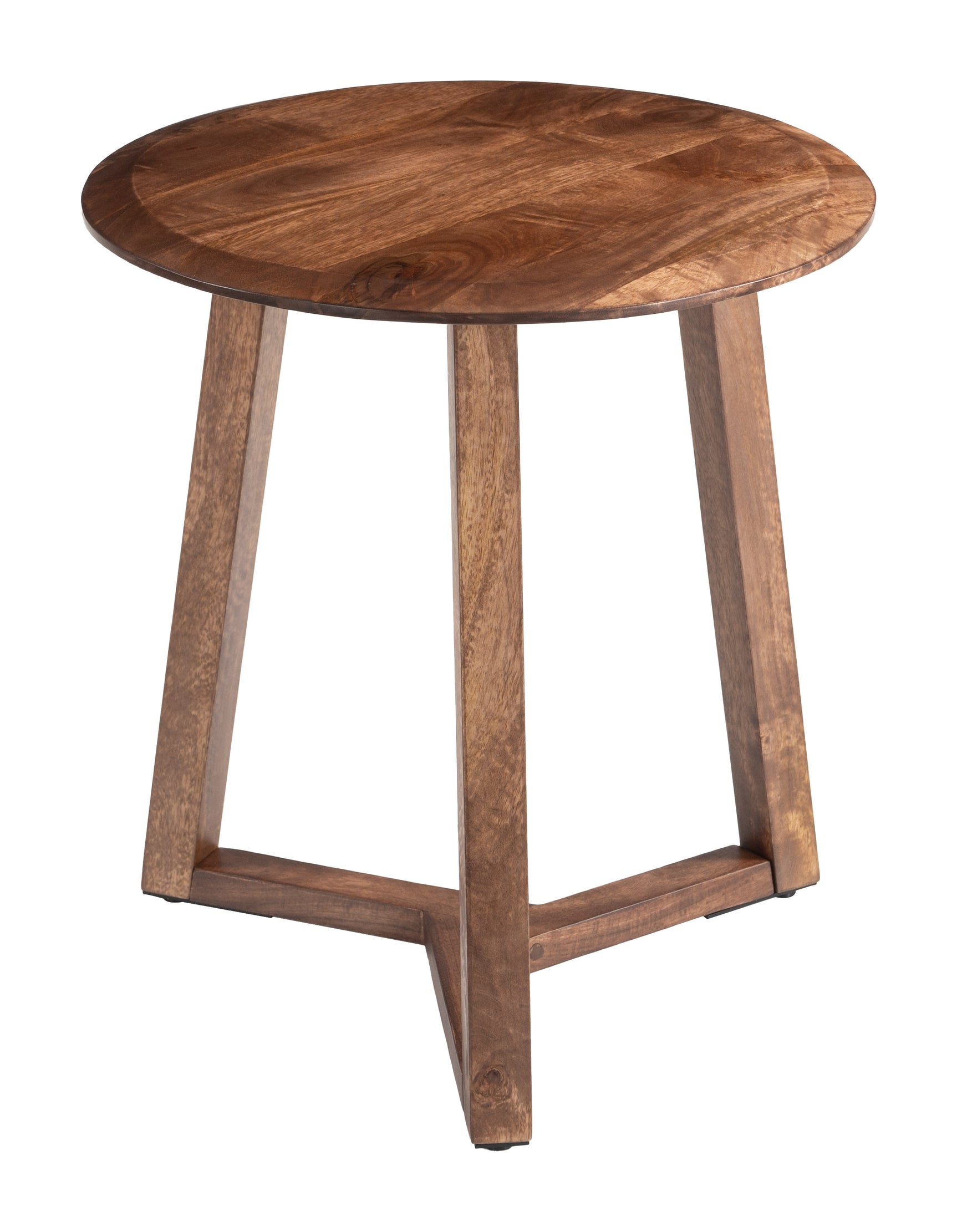 Macaria Walnut Side Table - Ornate Home