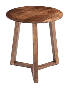 Macaria Walnut Side Table - Ornate Home