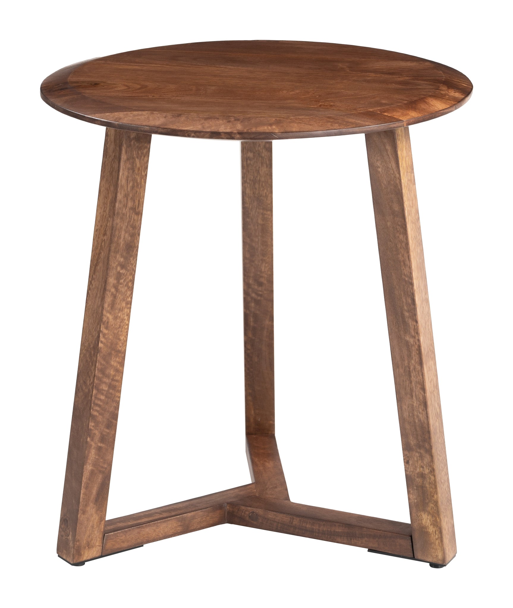 Macaria Walnut Side Table - Ornate Home