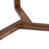 Macaria Walnut Side Table - Ornate Home