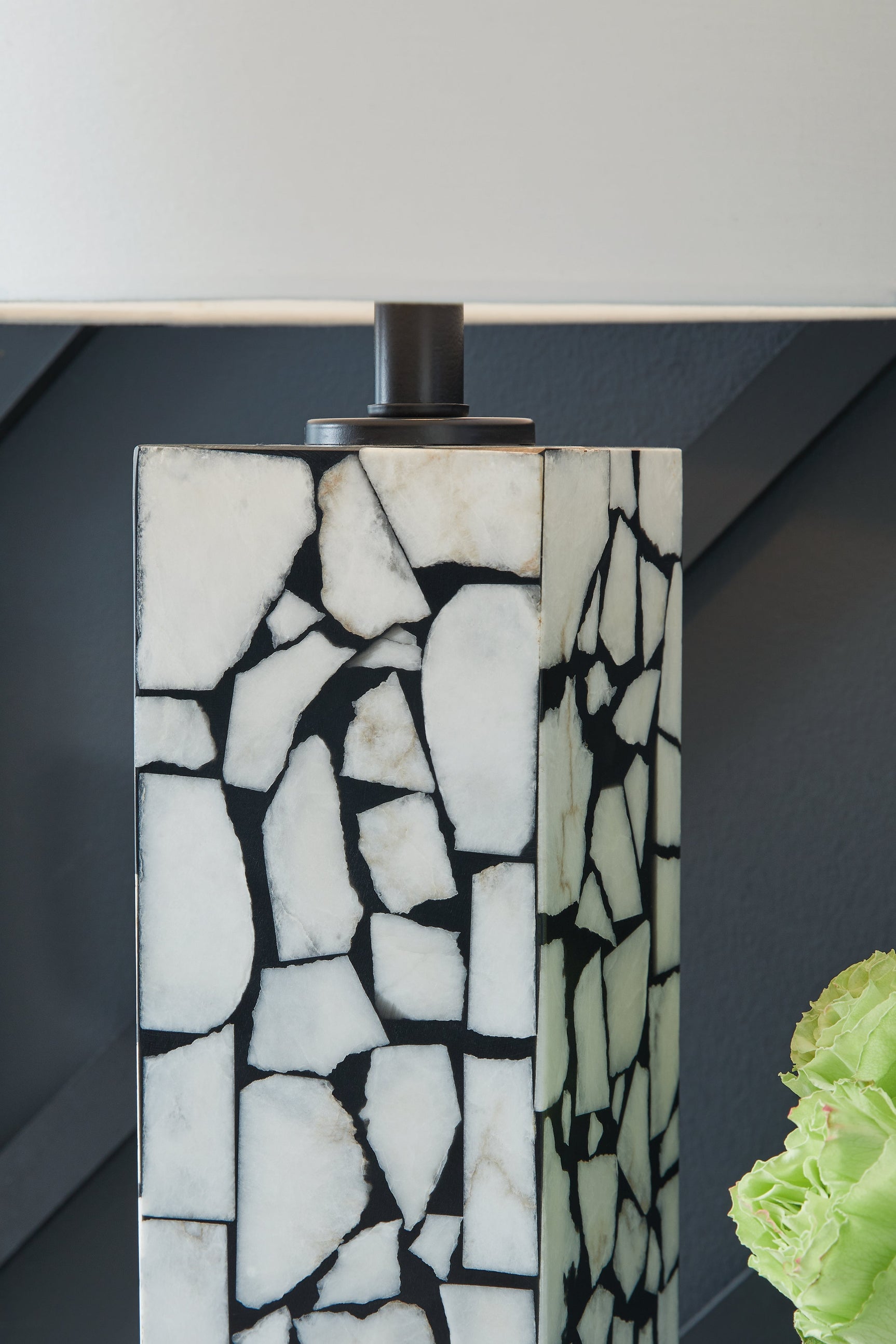 Macaria White/Black Table Lamp (Set of 2) (Online Special Price) - Ornate Home