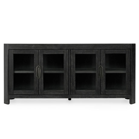 Macarthur Antique Black Cabinet - Ornate Home
