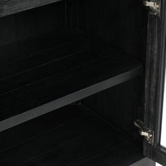 Macarthur Antique Black Cabinet - Ornate Home