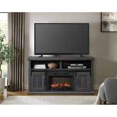 Macau Grey Console with 23" Fireplace Insert