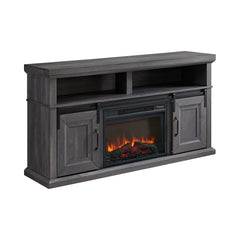 Macau Grey Console with 23" Fireplace Insert