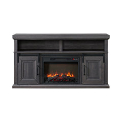 Macau Grey Console with 23" Fireplace Insert
