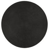 Macedo Black 3-Piece Transitional Round Rattan Coffee And End Table Set - Ornate Home