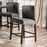 Macedo Black/Ivory Counter Height Chair (Set of 2) - Ornate Home