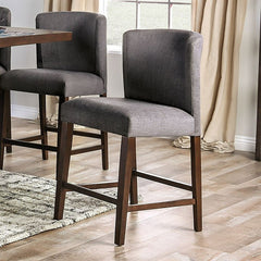 Macedo Black/Ivory Counter Height Chair (Set of 2) - Ornate Home