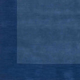 Macedon Blue Bordered Wool Rug - Ornate Home