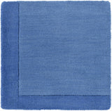 Macedon Blue Bordered Wool Rug - Ornate Home