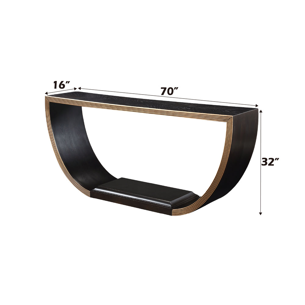 Maceo Black Console Table - Ornate Home