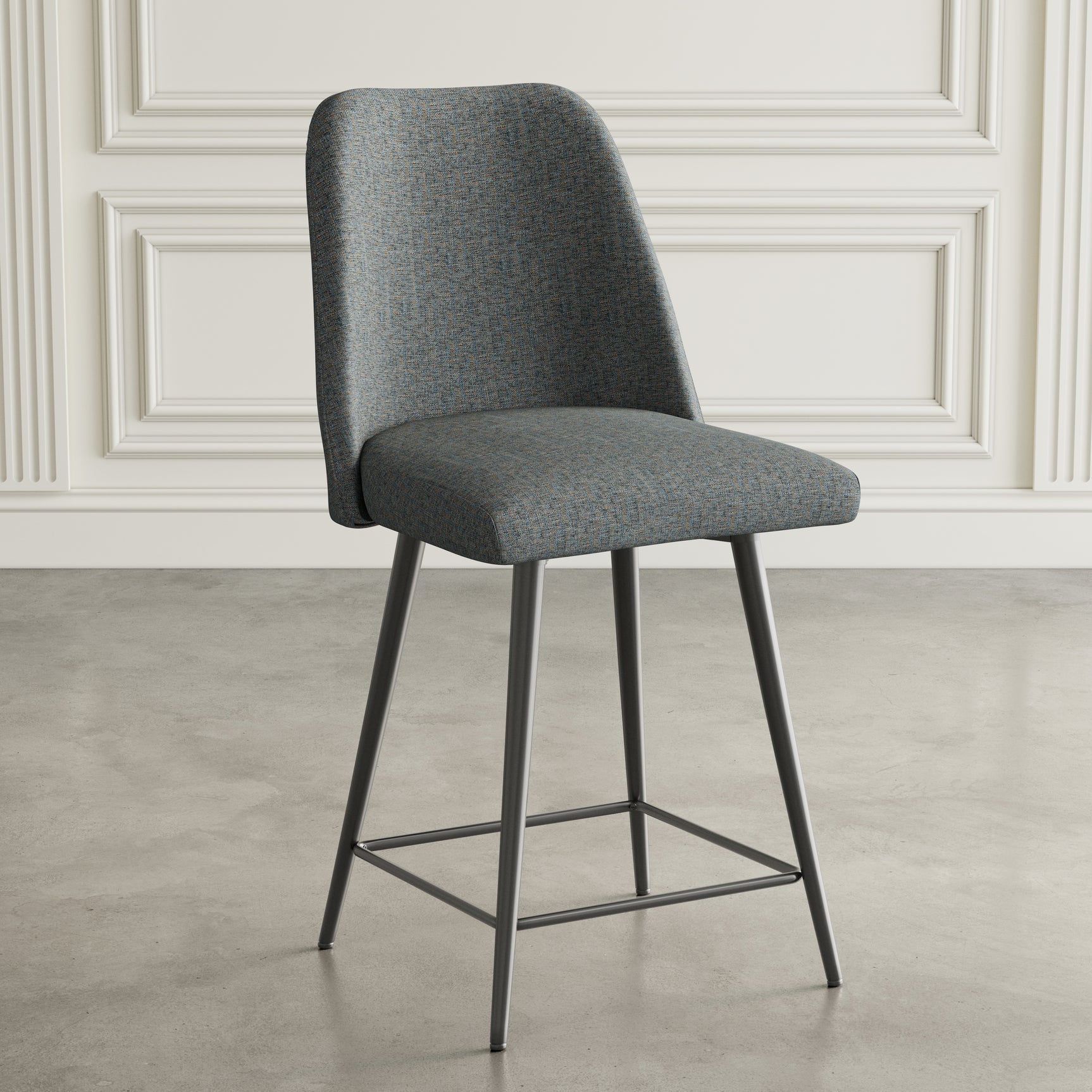 Macey Blue Counter Stool - Ornate Home