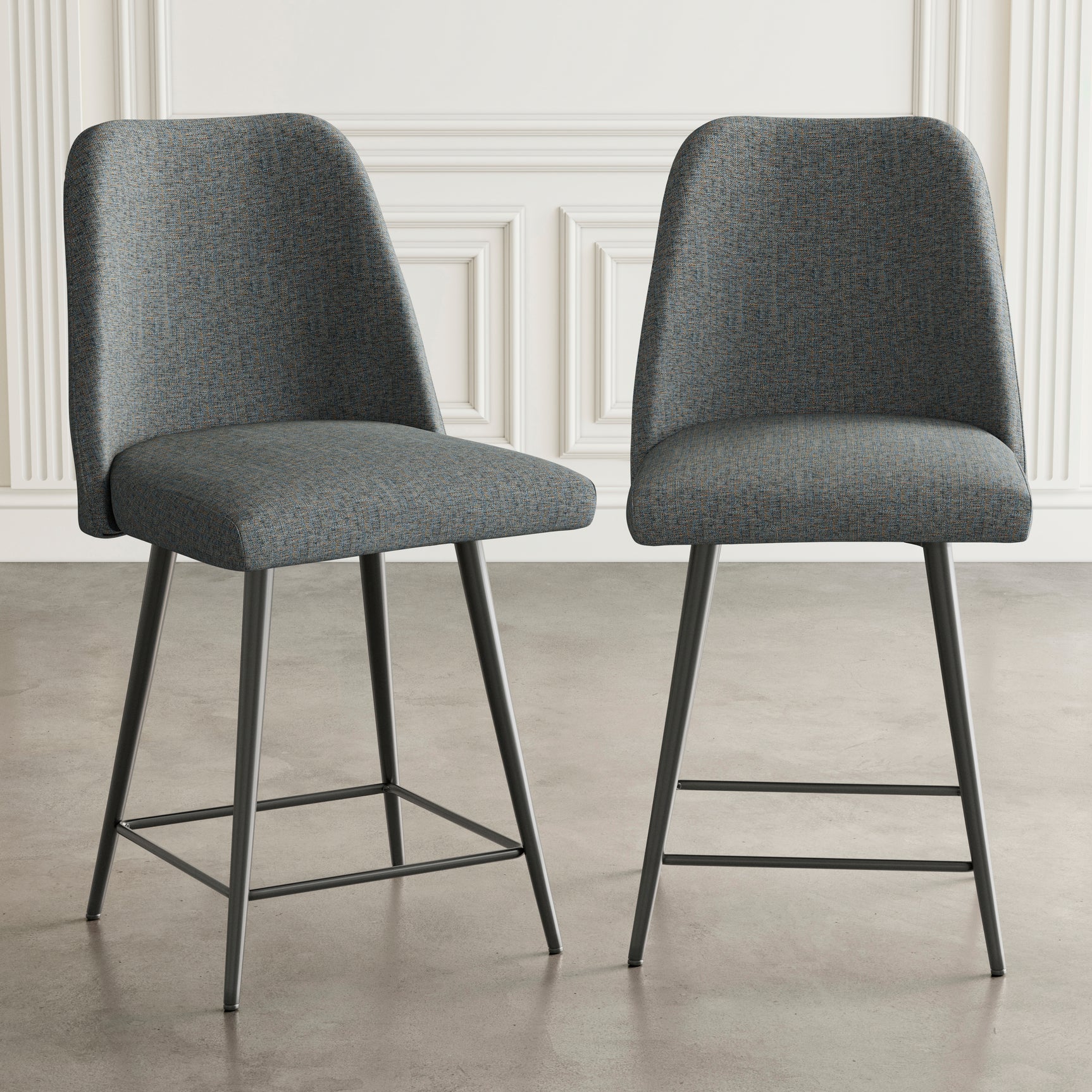 Macey Blue Counter Stool - Ornate Home