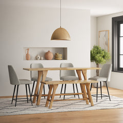 Macey Blue Counter Stool - Ornate Home