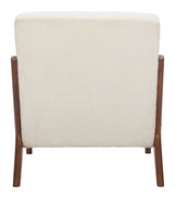 Macio Cream Accent Chair - Ornate Home