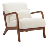 Macio Cream Accent Chair - Ornate Home