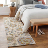 Mack Floral Wool Area Carpet - Ornate Home